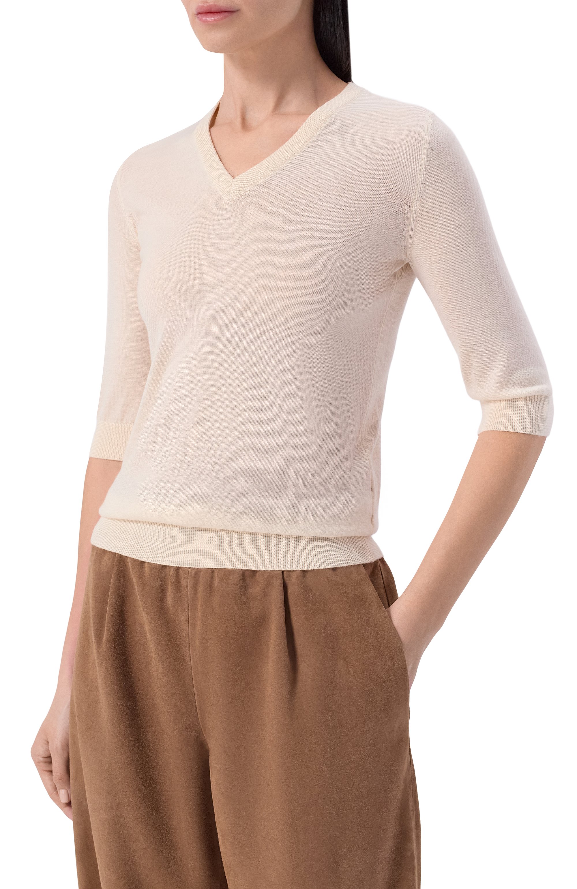 Пуловер из кашемира и шелка MVST, арт. M26.CSW.K413/JAIPUR, фото 3