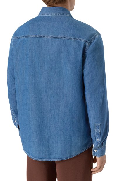 Джинсовая рубашка 12 STOREEZ, арт. 129671, фото 4