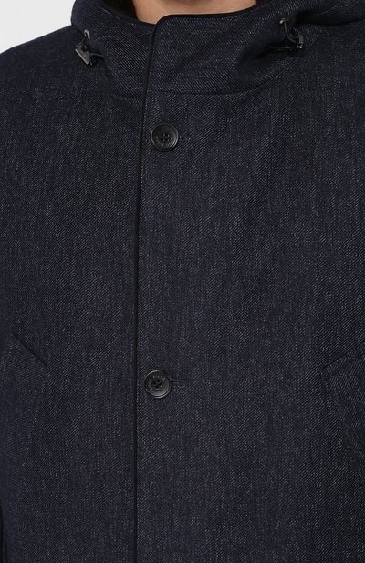 Кашемировая парка с внутренней меховой отделкой LORO PIANA, арт. FAI3716, фото 5