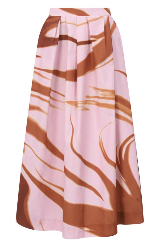 Хлопковая юбка Dries Van Noten 251-010820-1036 Розовый 251-010820-1036
