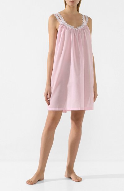 Хлопковая сорочка CELESTINE розового цвета по цене 26050 руб., арт. 30002547/FRANCESCA BD, фото 2 Хлопковая сорочка CELESTINE, арт. 30002547/FRANCESCA BD, фото 2