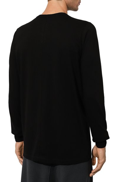 Хлопковый лонгслив RICK OWENS, арт. RU02D6266/JA, фото 4
