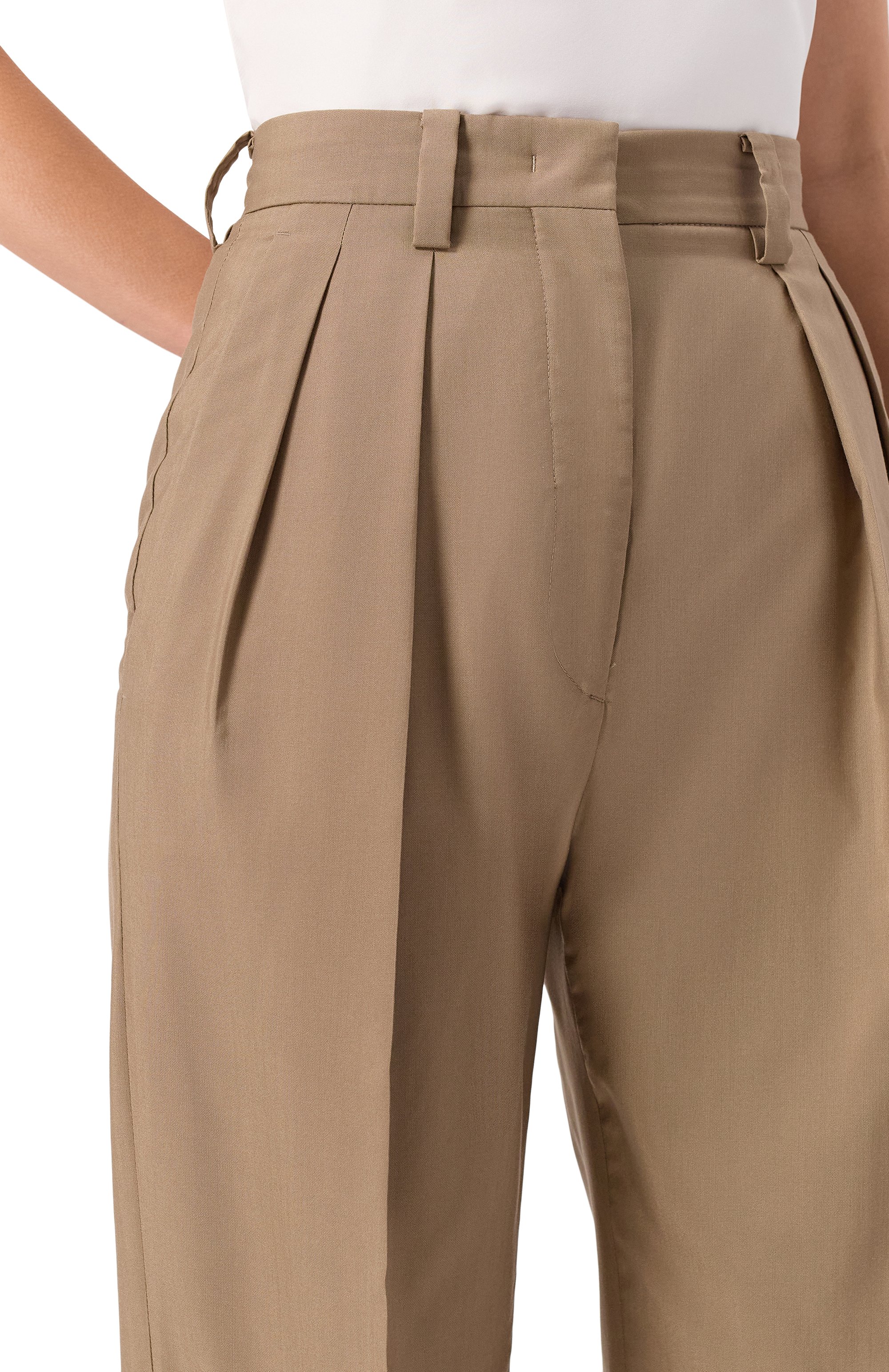 Брюки из шерсти и шелка MVST, арт. 25E/X2P/0/B071/3038, фото 5