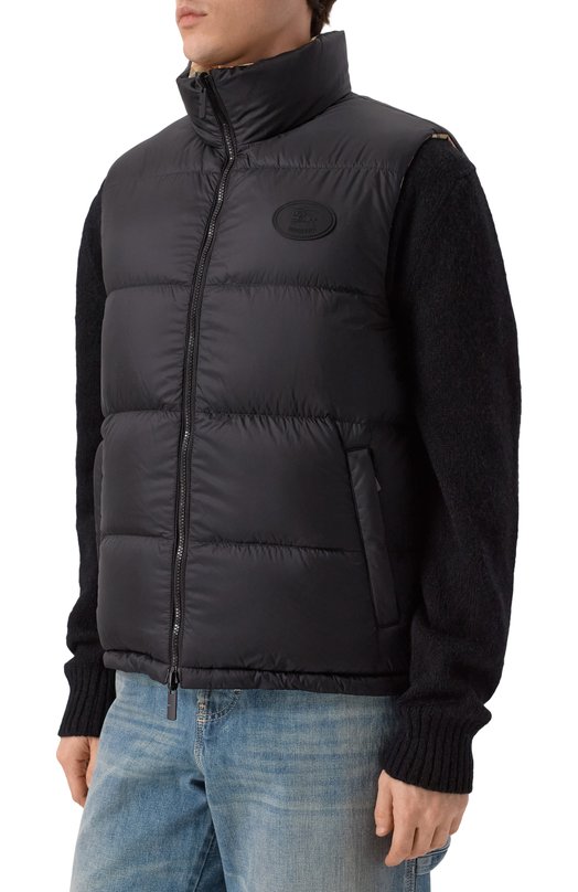 Двусторонний пуховый жилет Burberry 8110200 Бежевый  8110200 Фото 6