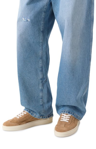 Замшевые кеды rider DSQUARED2, арт. SNM0470/01503520, фото 3