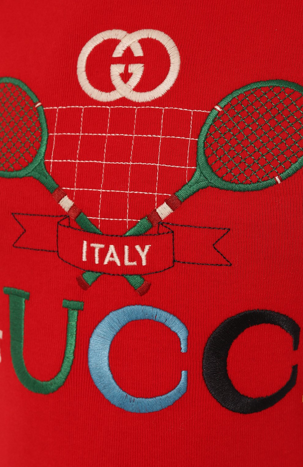 Хлопковая футболка GUCCI, арт. 574386 XJA8Y, фото 5