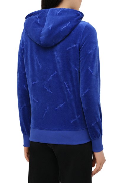 Хлопковая толстовка ESCADA SPORT синего цвета по цене 38950 руб., арт. 5034019, фото 4 Хлопковая толстовка ESCADA SPORT, арт. 5034019, фото 4