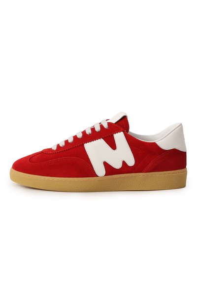 Замшевые кеды MSGM красного цвета по цене 28100 руб., арт. 3841MDS021/522, фото 4 Замшевые кеды MSGM, арт. 3841MDS021/522, фото 4