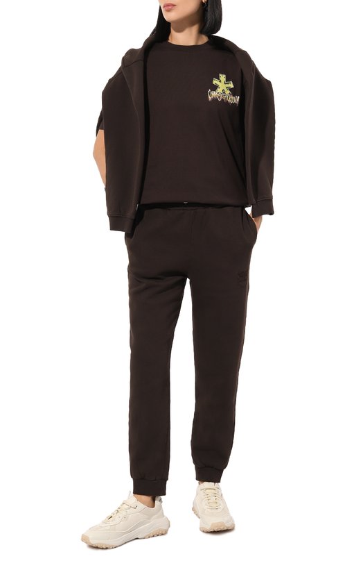 Хлопковая футболка Comme des Fuckdown CFABW01070 Коричневый  CFABW01070 Фото 2