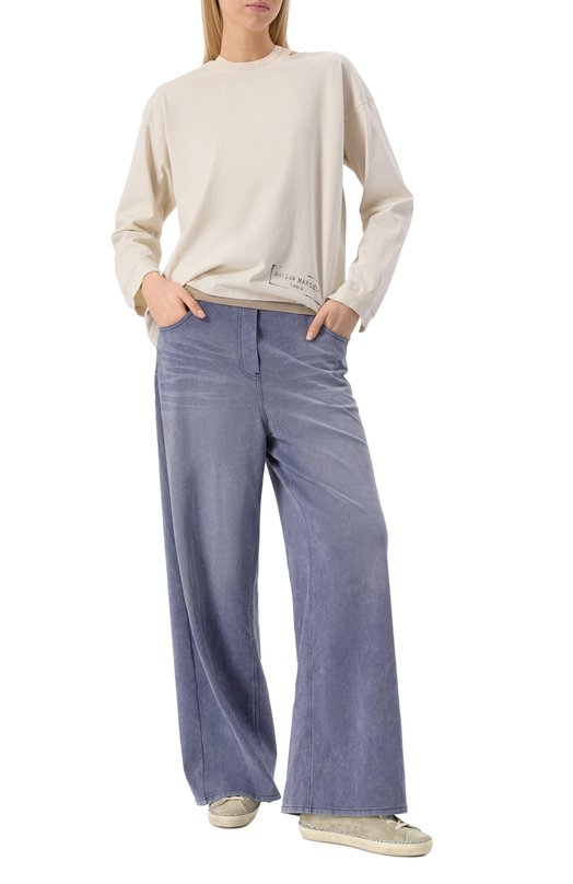 Замшевые кеды Super Star Golden Goose Deluxe Brand GWF00857.F006868 Бежевый  GWF00857.F006868 Фото 2