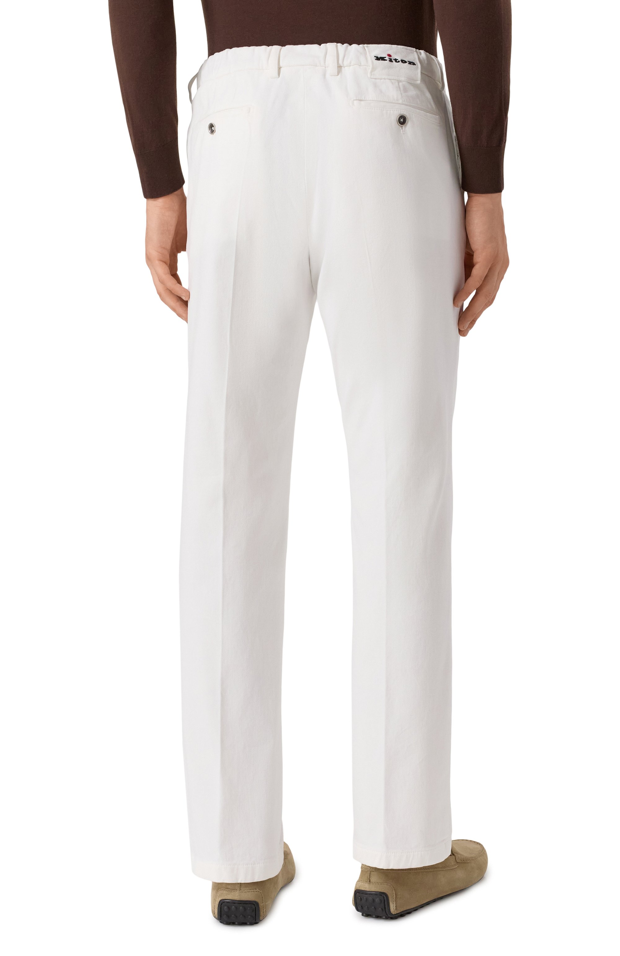 Хлопковые брюки KITON, арт. UFPPERK0100H21, фото 4