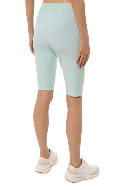 Шорты из шелка и вискозы FREEAGE голубого цвета по цене 12100 руб., арт. S23.SR005.7000.502, фото 4 Шорты из шелка и вискозы FREEAGE, арт. S23.SR005.7000.502, фото 4