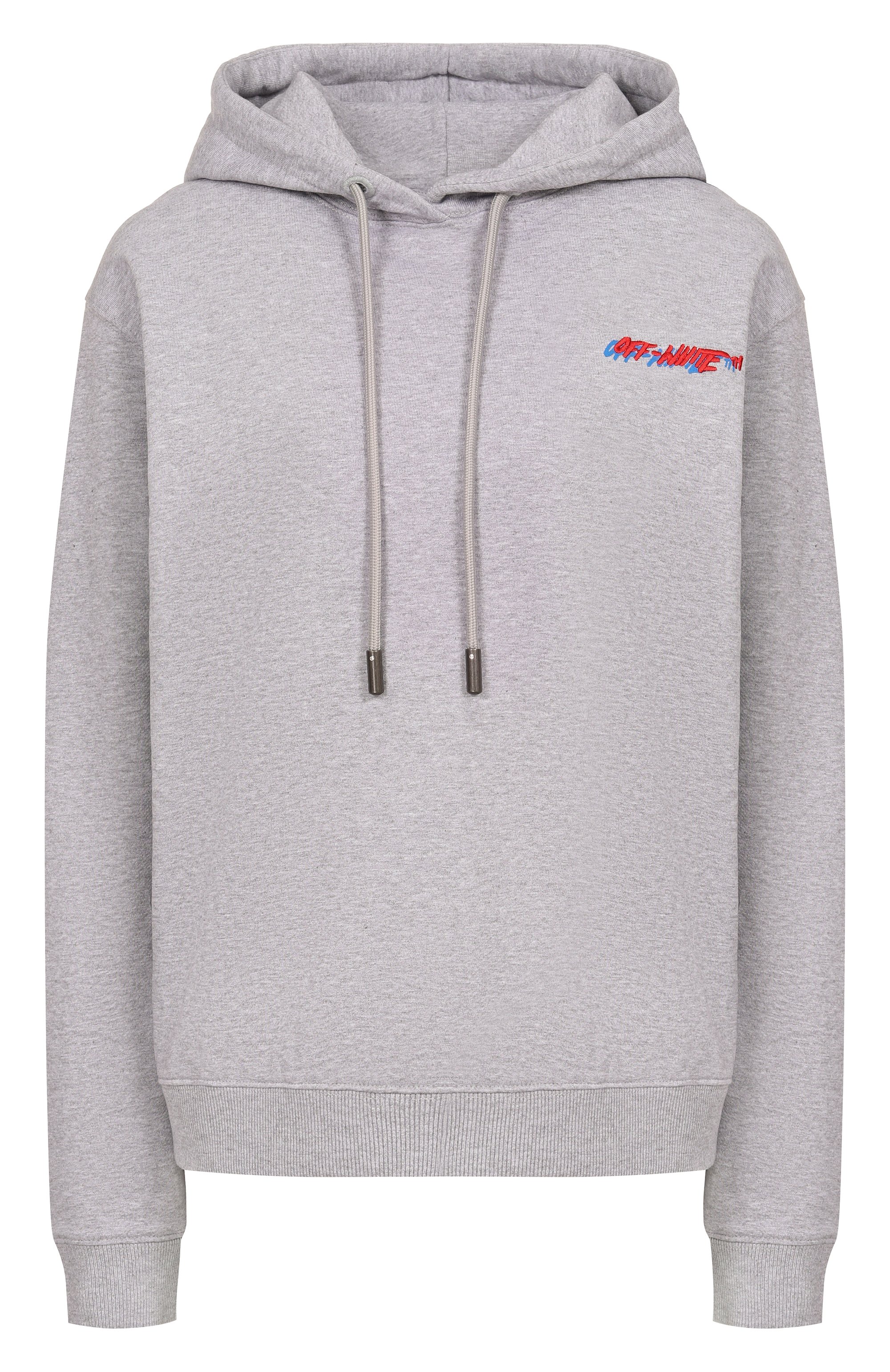 Хлопковое худи OFF-WHITE, арт. 0WBB035S26FLE001, фото 1