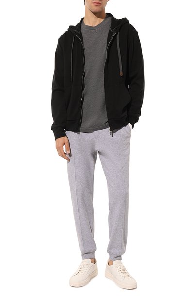 Хлопковые джоггеры BRUNELLO CUCINELLI, арт. M0T353205G, фото 2