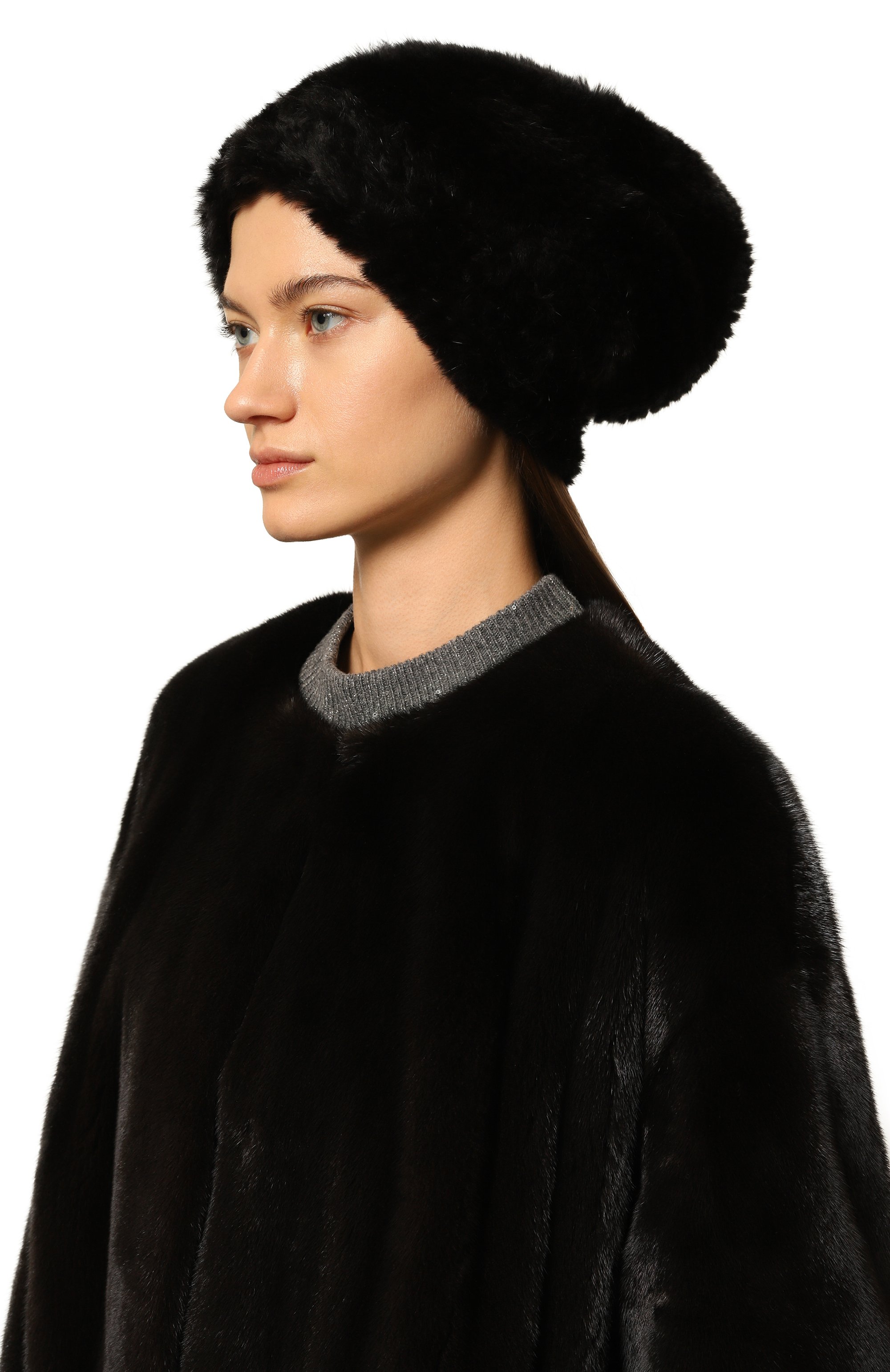 Меховая шапка из норки VICTORIA KUSENKOVA, арт. 052850002202, фото 2