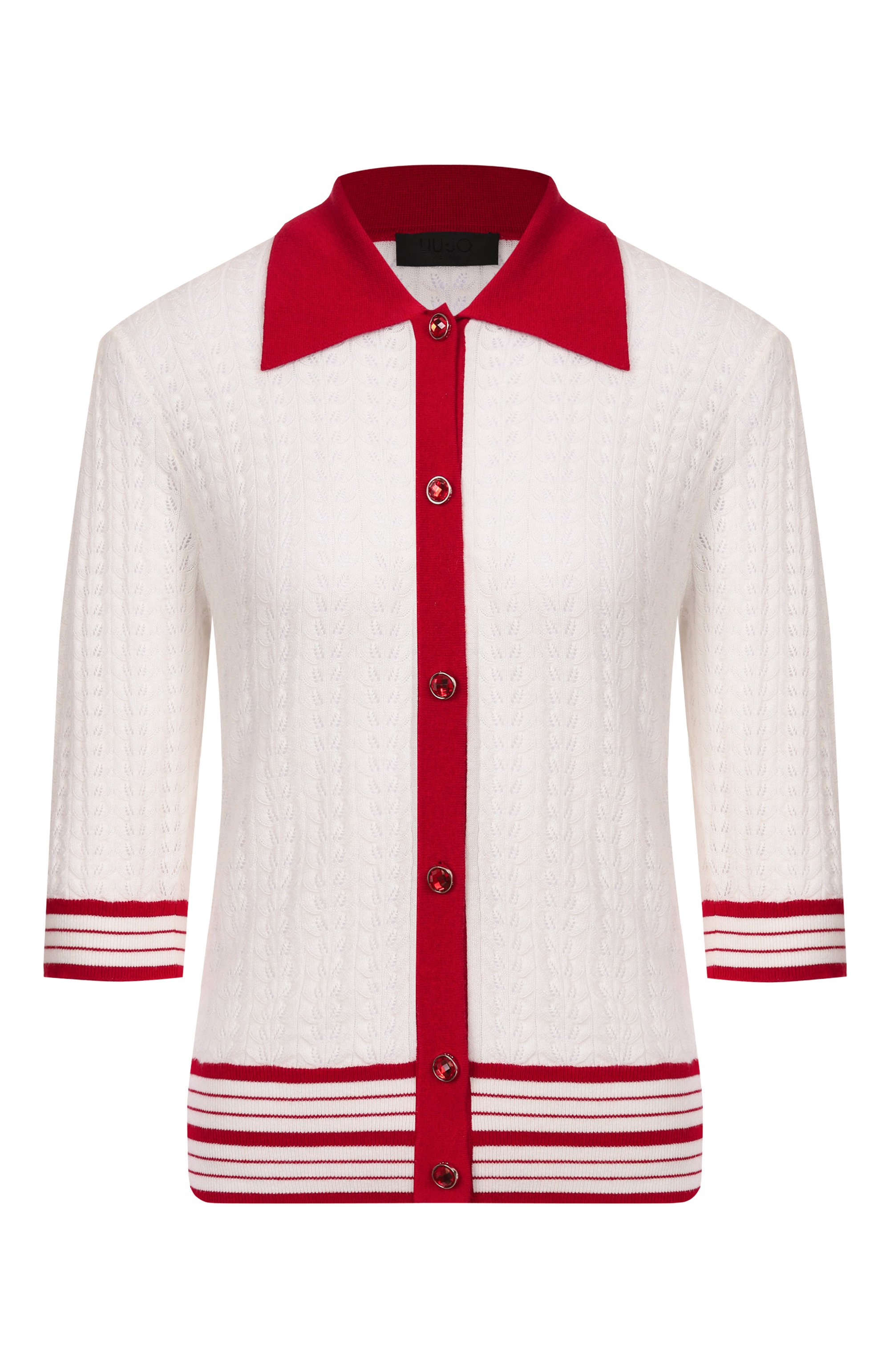 Кардиган из хлопка и вискозы LIU JO, арт. CA5291MS52G, фото 1