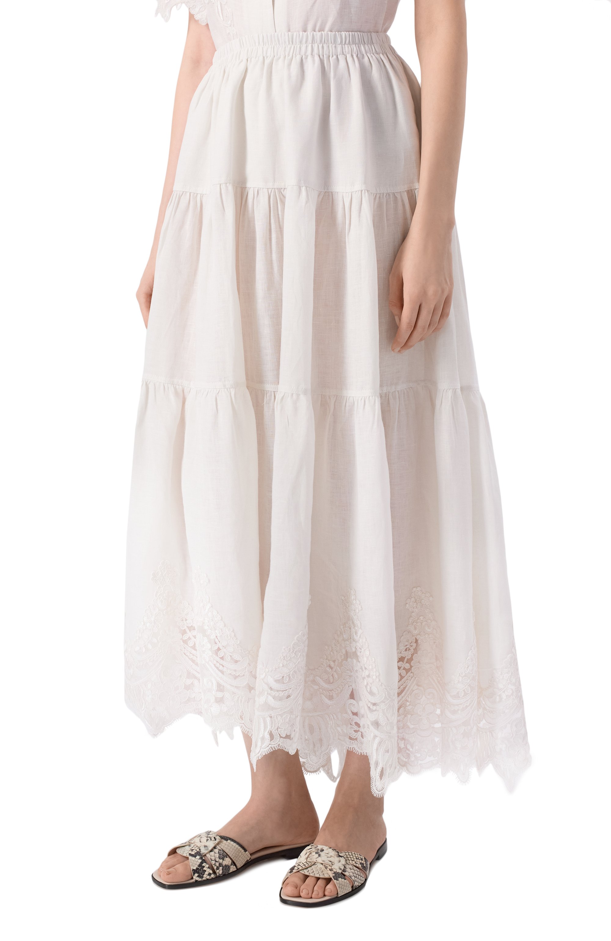 Юбка изо льня и вискозы MAURIZIO, арт. W04150781, фото 3