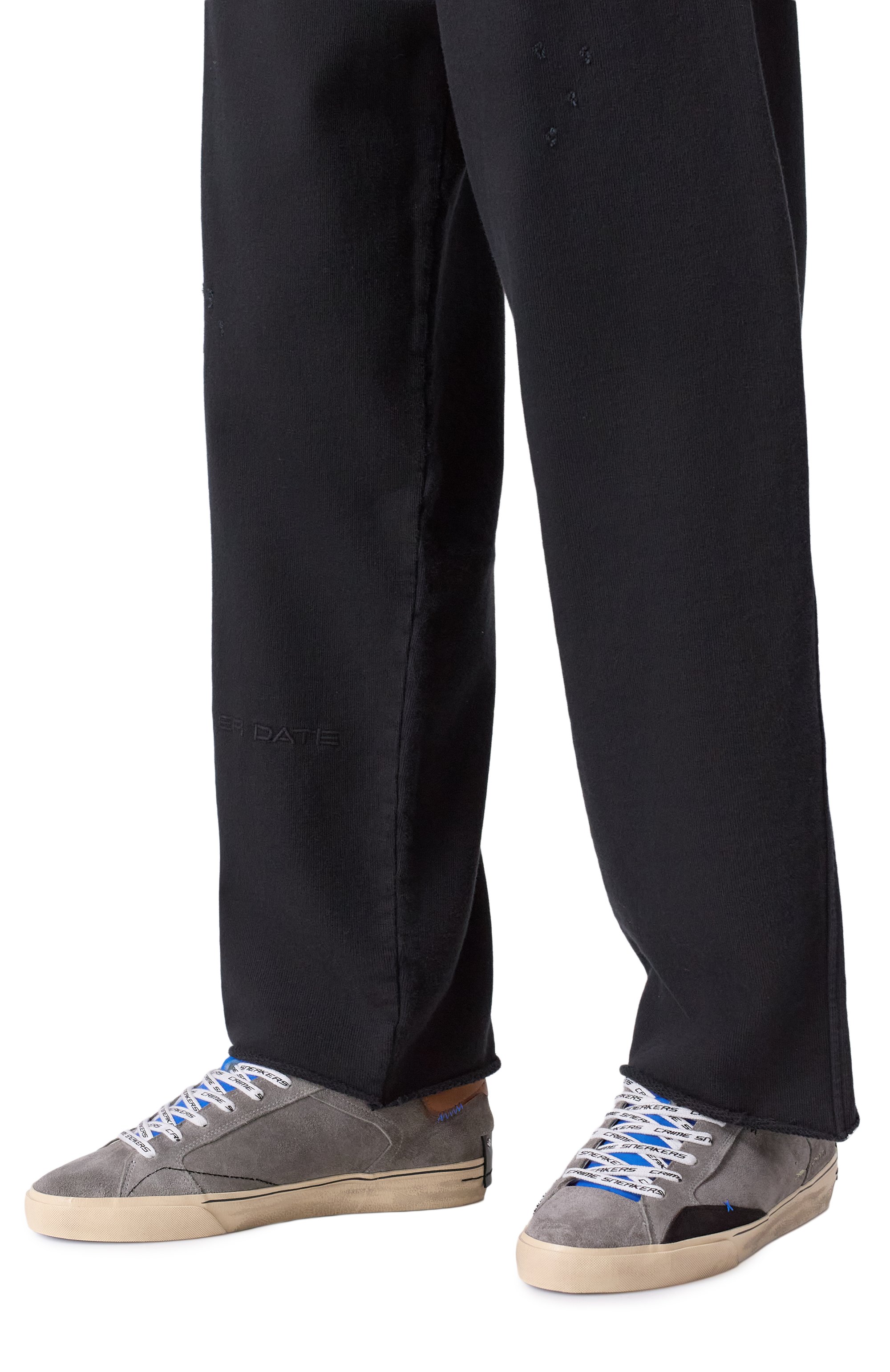 Комбинированные кеды distressed CRIME LONDON серого цвета по цене 25150 руб., арт. 11034AA8, фото 3 Комбинированные кеды distressed CRIME LONDON, арт. 11034AA8, фото 3