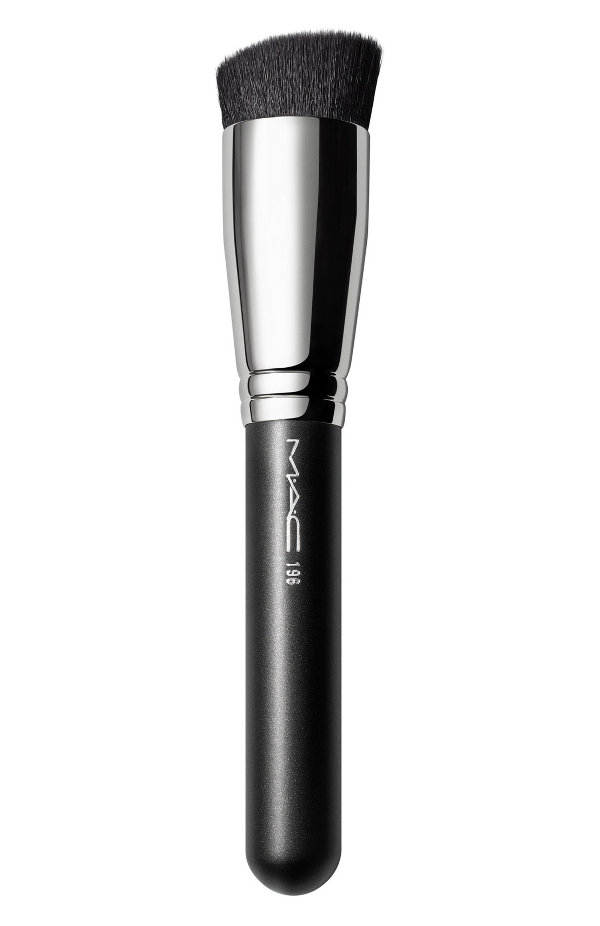 Косметическая кисть slanted flat top foundation brush №196 MAC, арт. MY5R-01, фото 1
