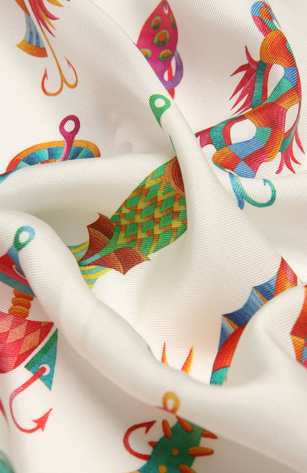 Шелковый платок spinner white KIRILL OVCHINNIKOV, арт. 35\Sw, фото 2