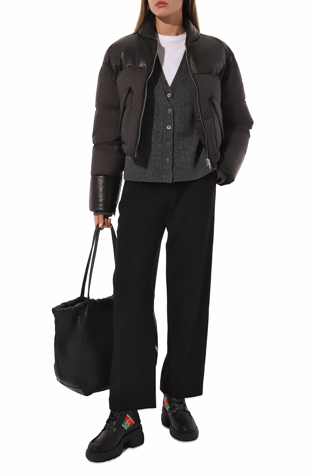 Кожаные ботинки romance GUCCI, арт. 670406 DTNH0, фото 2