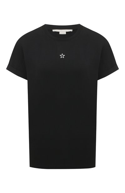 Женская хлопковая футболка STELLA MCCARTNEY, арт. 457142 SIW20