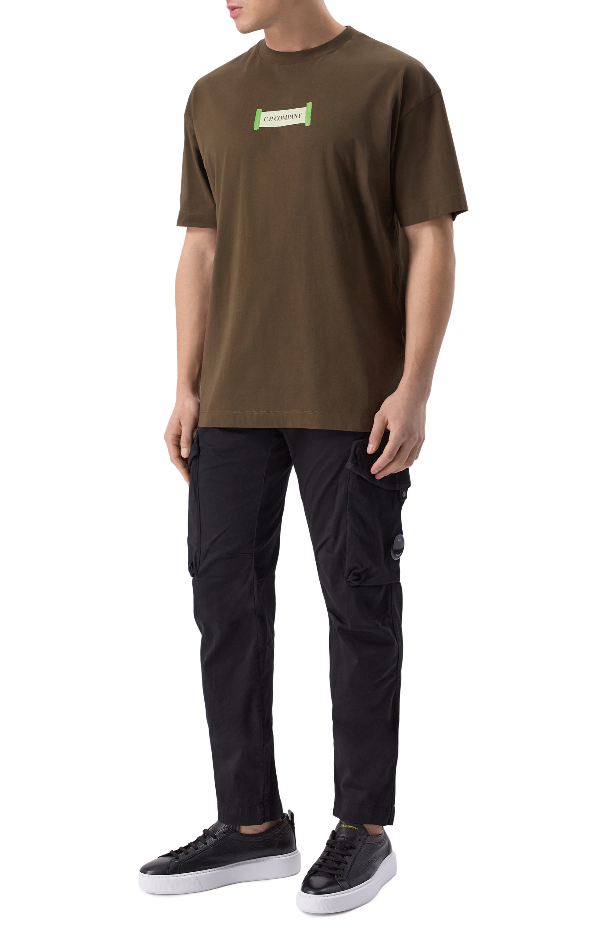Хлопковая футболка C.P. COMPANY, арт. 18CMTS148A006586W, фото 2