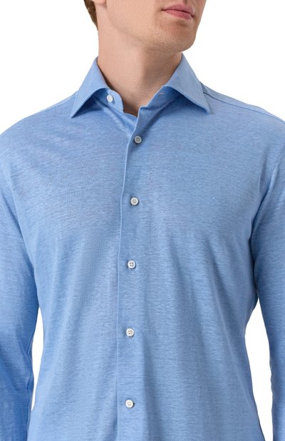 Льняная рубашка MVST, арт. SLIM/GABRIELLE/R0UND/800-JERSEY, фото 5