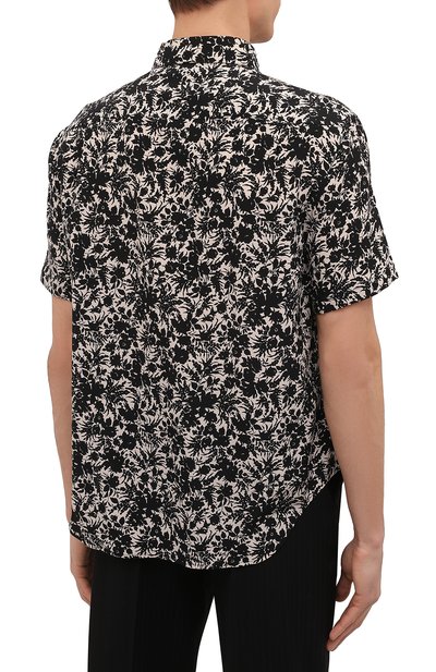 Шелковая рубашка SAINT LAURENT, арт. 682136/Y2E33, фото 4