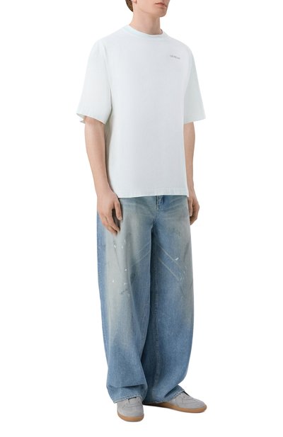 Мужская хлопковая футболка OFF-WHITE, арт. 0MAA120S26JER008