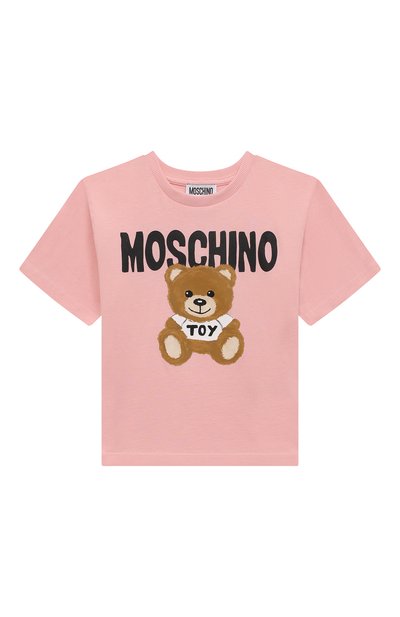 Хлопковая ф утболка MOSCHINO, арт. H0M03R/LAA23/4-8, фото 1