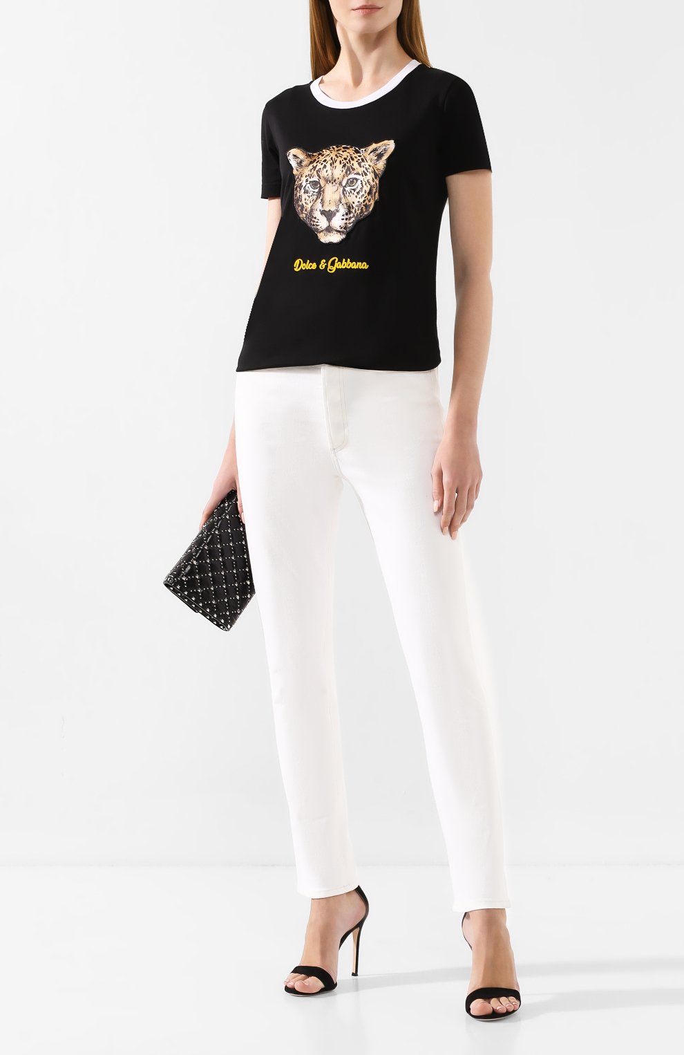 Хлопковая футболка DOLCE & GABBANA, арт. F8H32Z/G7TAX, фото 2