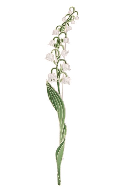 Брошь ландыш РУССКИЕ САМОЦВЕТЫ, арт. 41481, фото 1