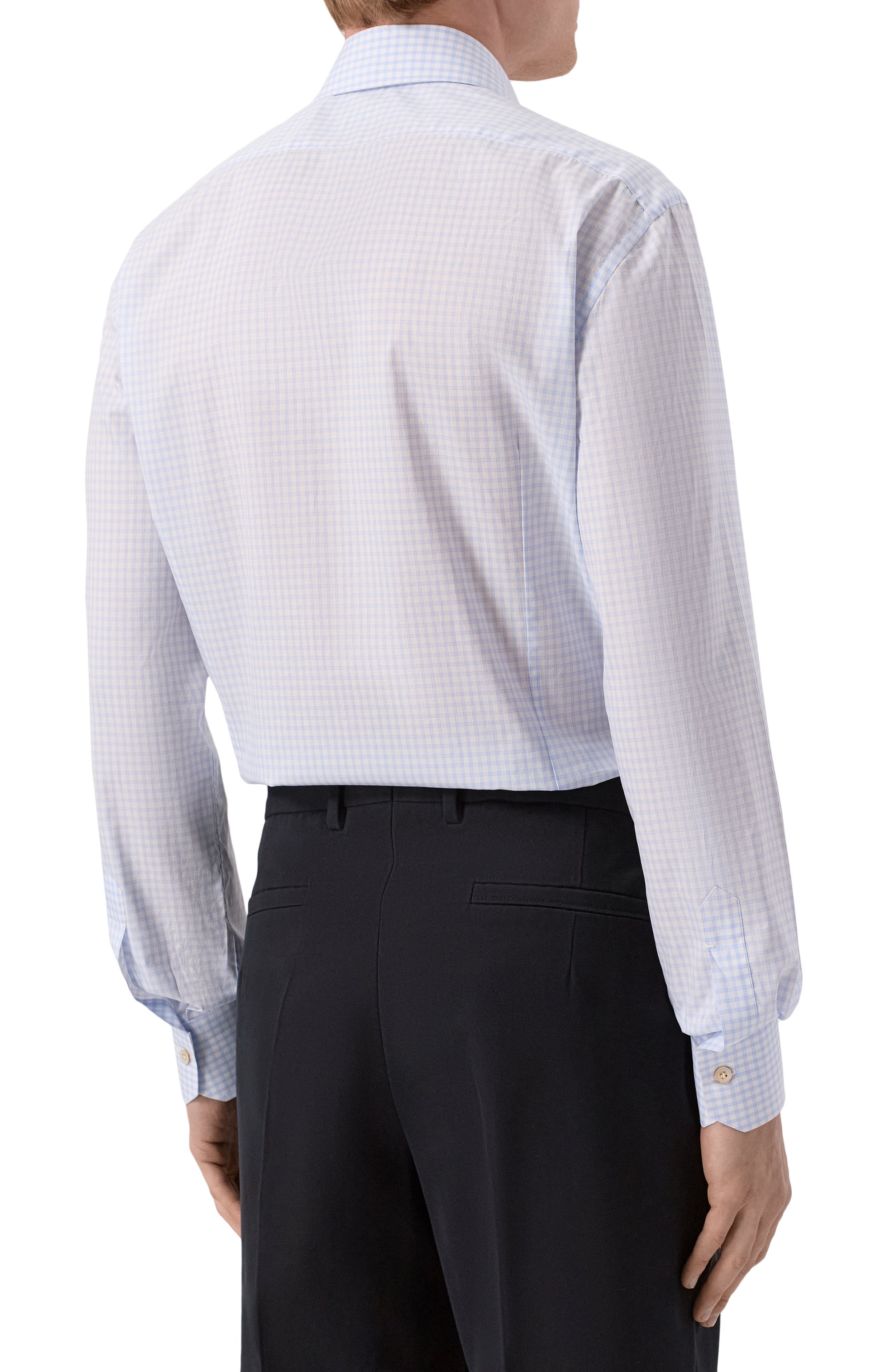 Хлопковая сорочка KITON, арт. UCCH0948503, фото 4