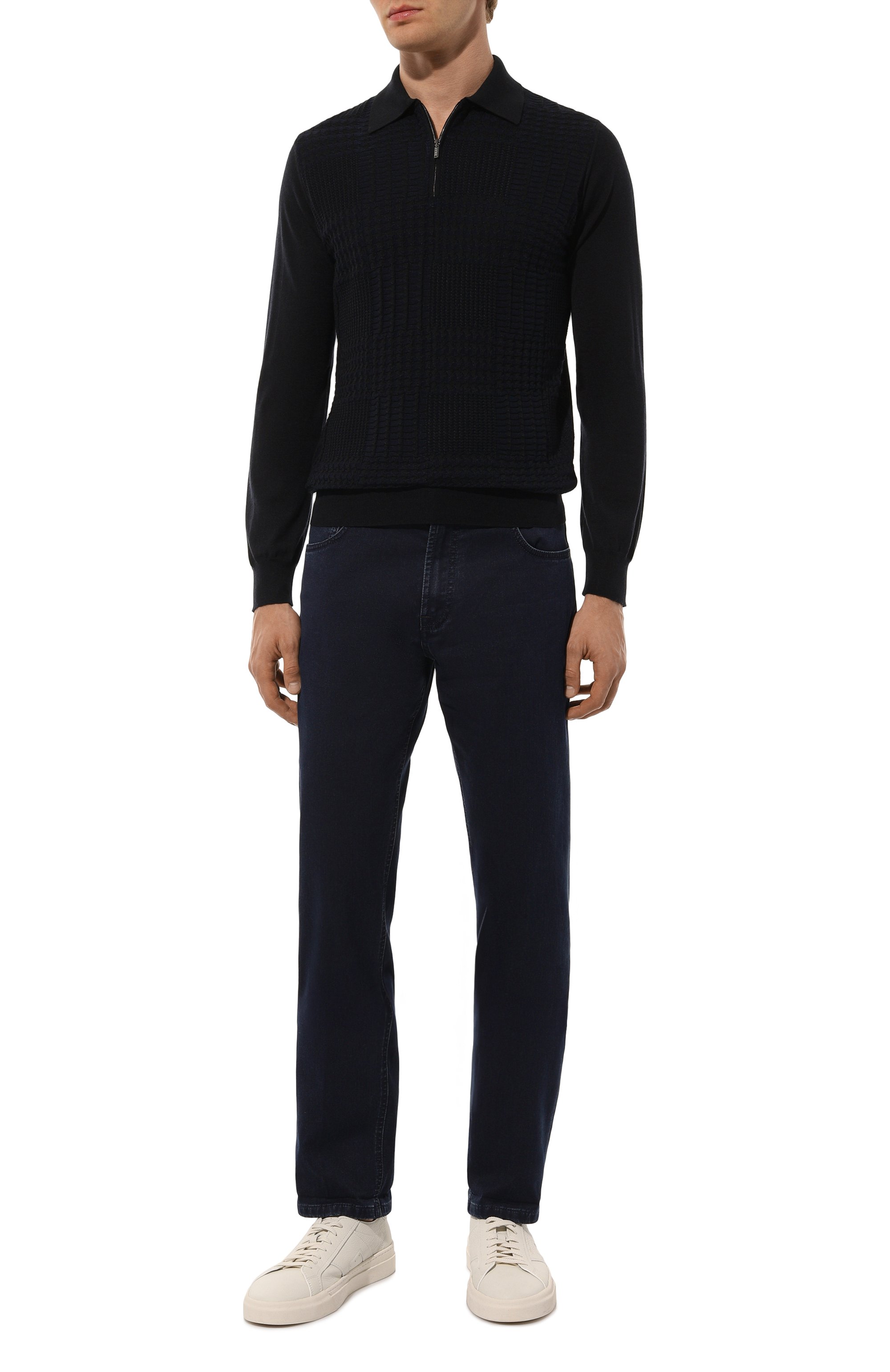 Поло из кашемира и шелка ZILLI, арт. KZP001M0330VPDG00, фото 2