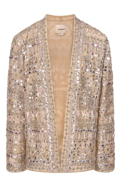 Женский жакет с отделкой бисером и пайетками ZUHAIR MURAD, арт. RJK26027/INST000