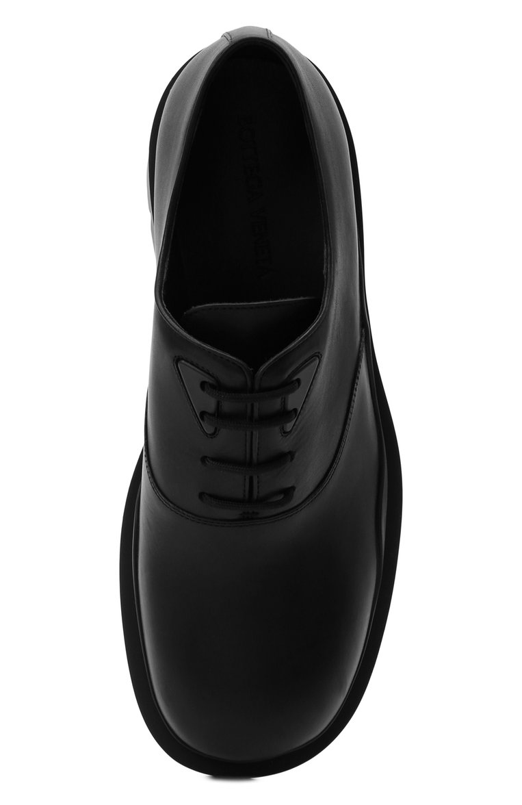 Мужские кожаные оксфорды tire BOTTEGA VENETA черного цвета, арт. 667073/VBS50 | Фото 6 (Материал внутренний: Натуральная кожа; Стили: Классический; Нос: Не проставлено; Материал сплава: Проставлено; Материал внешний: Натуральная кожа)