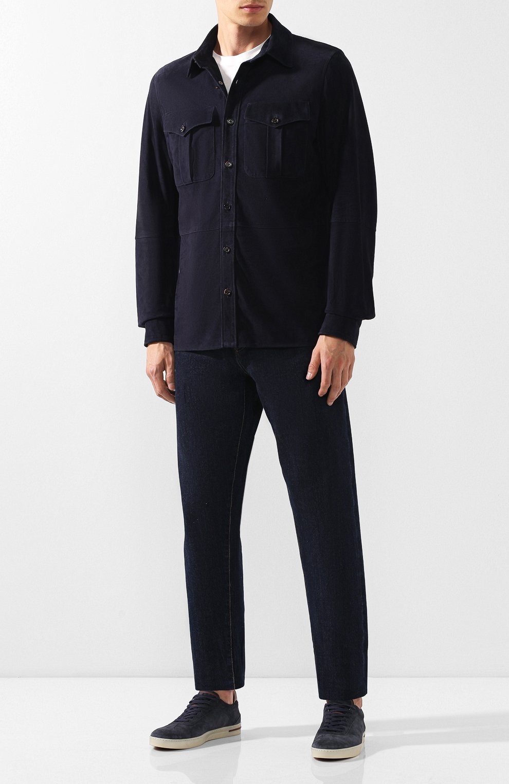 Замшевая рубашка RALPH LAUREN, арт. 790654923, фото 2