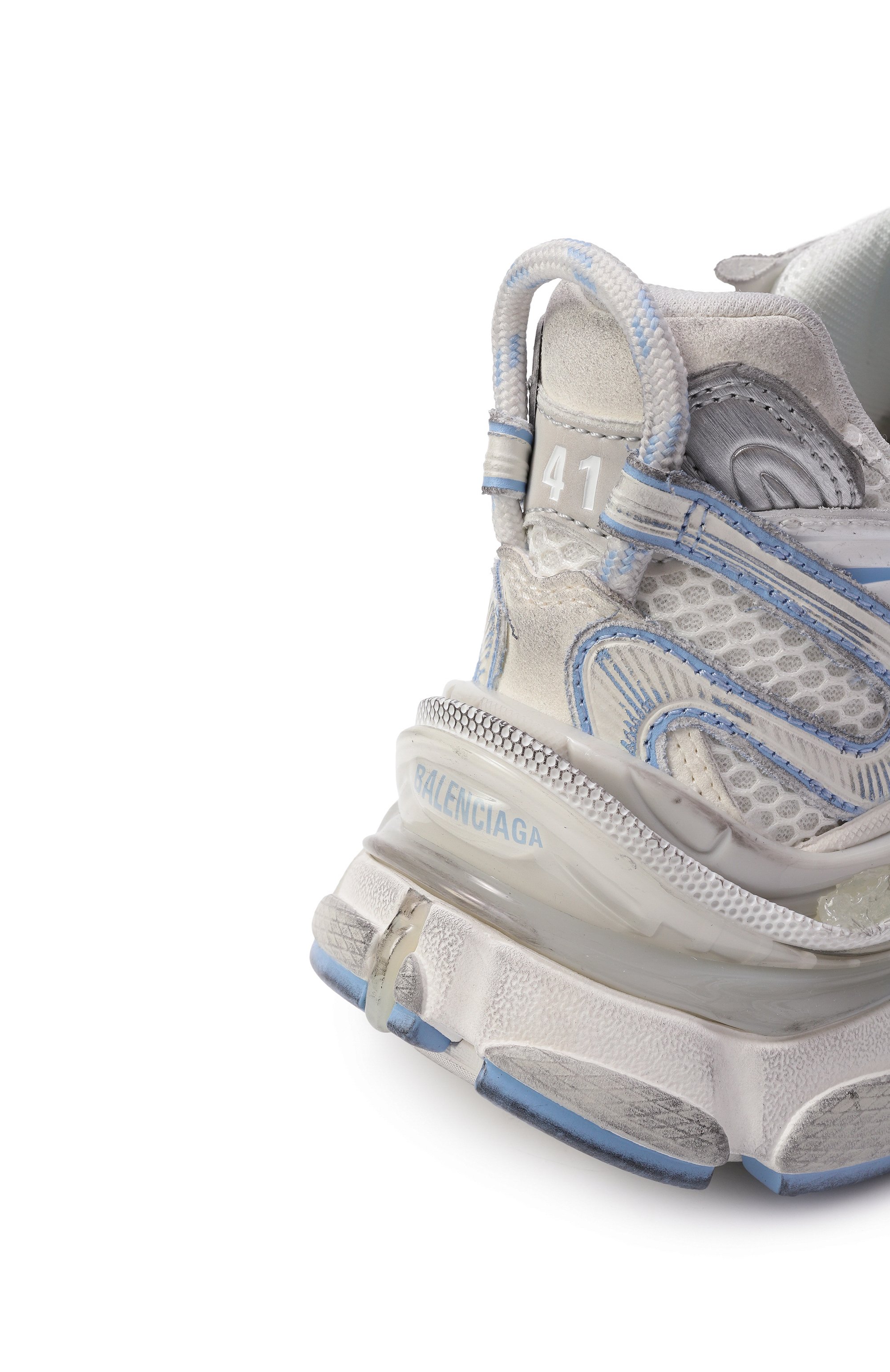 Комбинированные кроссовки runner 2.0 BALENCIAGA, арт. 779064/W3RXP, фото 7