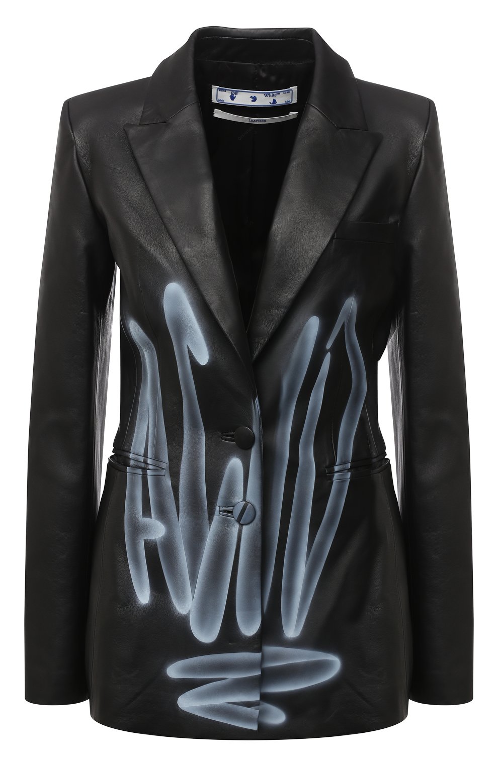 Кожаный жакет OFF-WHITE, арт. 0WJA042F20LEA0011001, фото 1