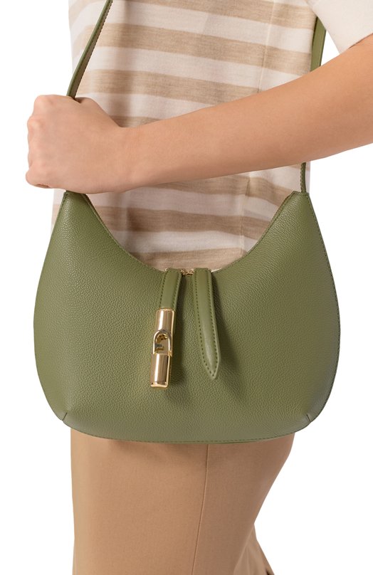 Сумка Furla Goccia small Furla WB01500/BX3353 Зелёный  WB01500/BX3353 Фото 2