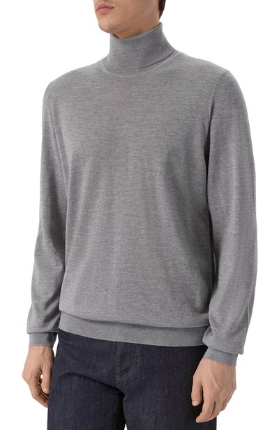 Шерстяная водолазка BOSS, арт. 50468262, фото 3