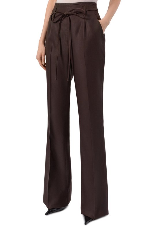 Шелковые брюки MVST M25.1PW.T004/ZEGNA Коричневый  M25.1PW.T004/ZEGNA Фото 3