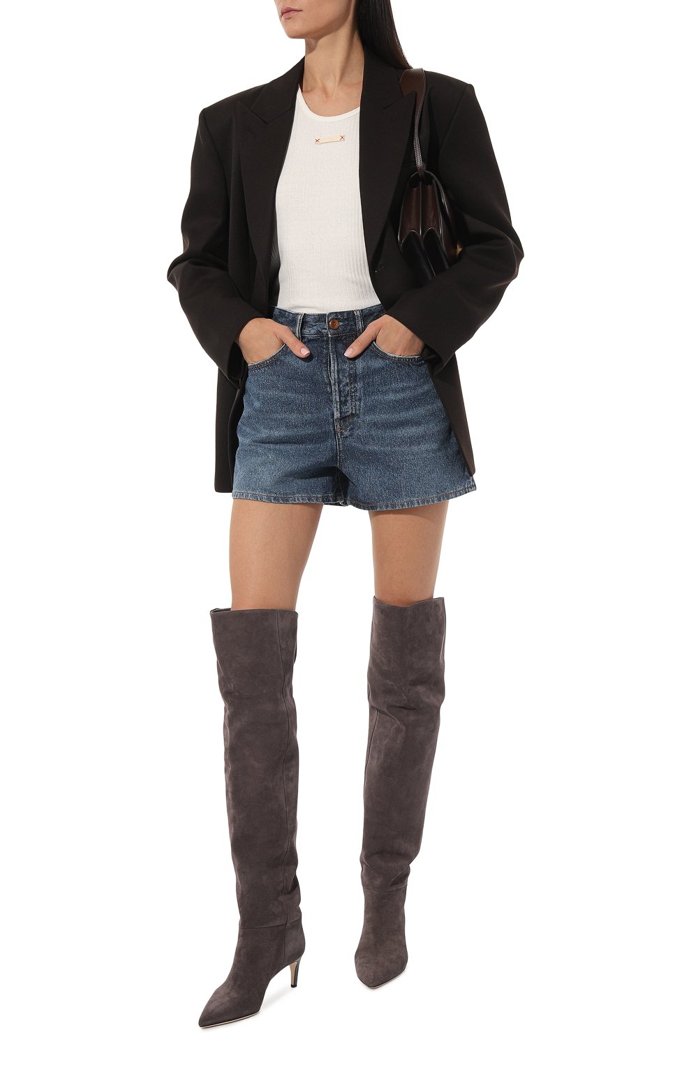 Джинсовые шорты CHLOÉ, арт. CHC23ADS01150, фото 2
