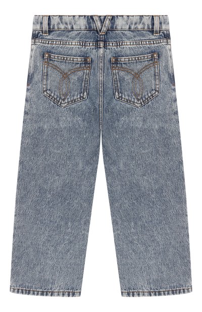 Джинсы VERSACE голубого цвета по цене 25550 руб., арт. 1018319/1A13119/4A-6A, фото 2 Джинсы VERSACE, арт. 1018319/1A13119/4A-6A, фото 2