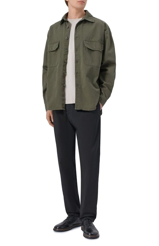 Хлопковые брюки White Sand 26SU66/182 Чёрный  26SU66/182 Фото 2