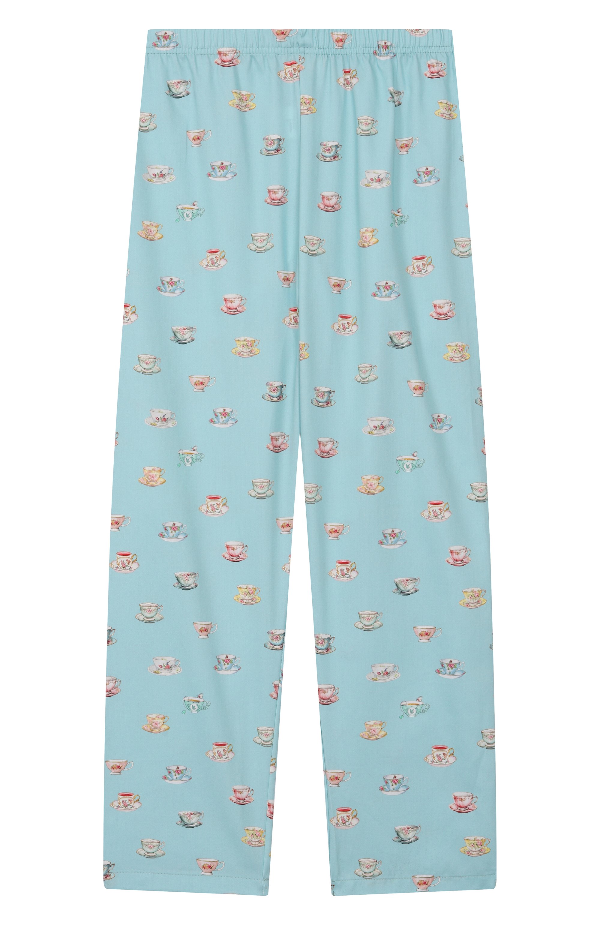 Хлопковая пижама STORY LORIS голубого цвета по цене 17400 руб., арт. 35101/8-16, фото 4 Хлопковая пижама STORY LORIS, арт. 35101/8-16, фото 4