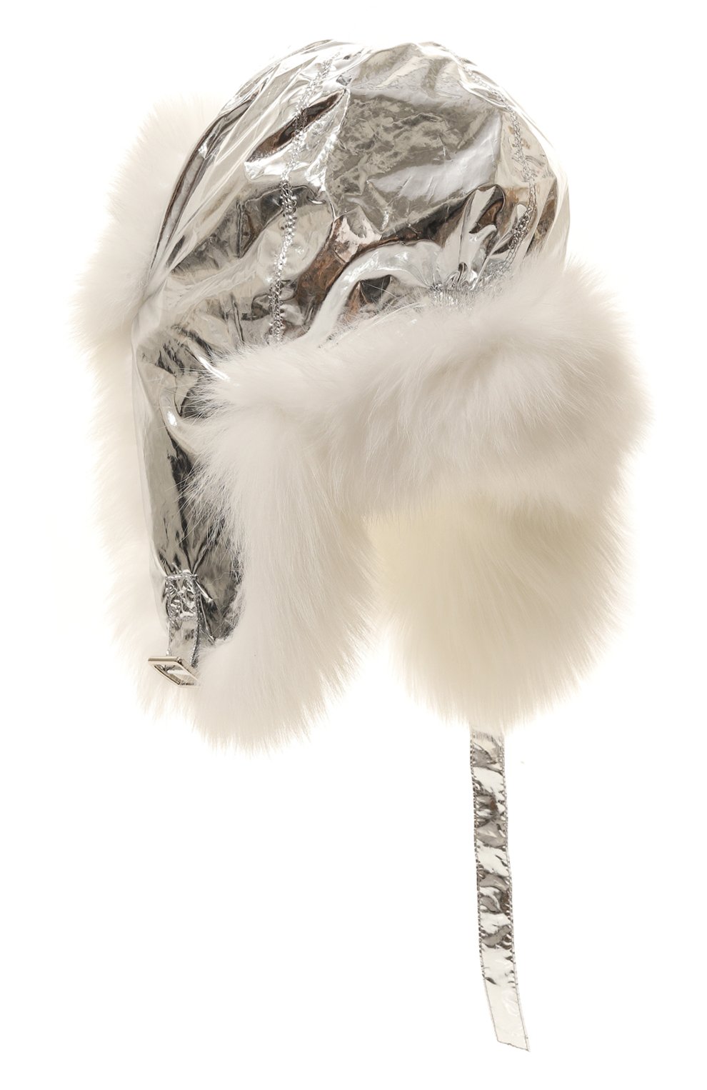 Пуховая шапка-ушанка YVES SALOMON ENFANT, арт. 25WEA907XXK02W, фото 2