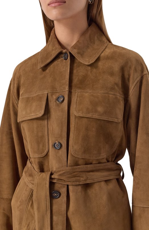Замшевая куртка Brunello Cucinelli MPCAI7452P Коричневый  MPCAI7452P Фото 5