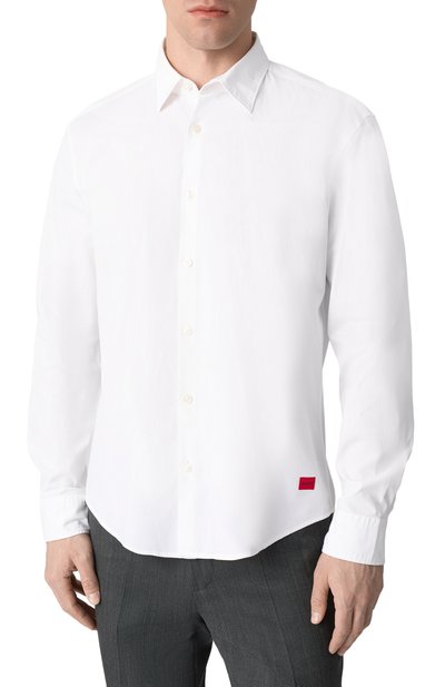 Хлопковая рубашка HUGO, арт. 50500216, фото 3